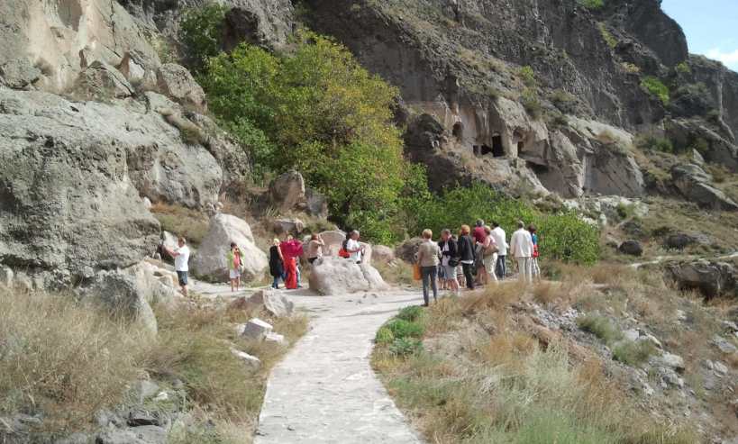 Vardzia - miasto wykute w skale